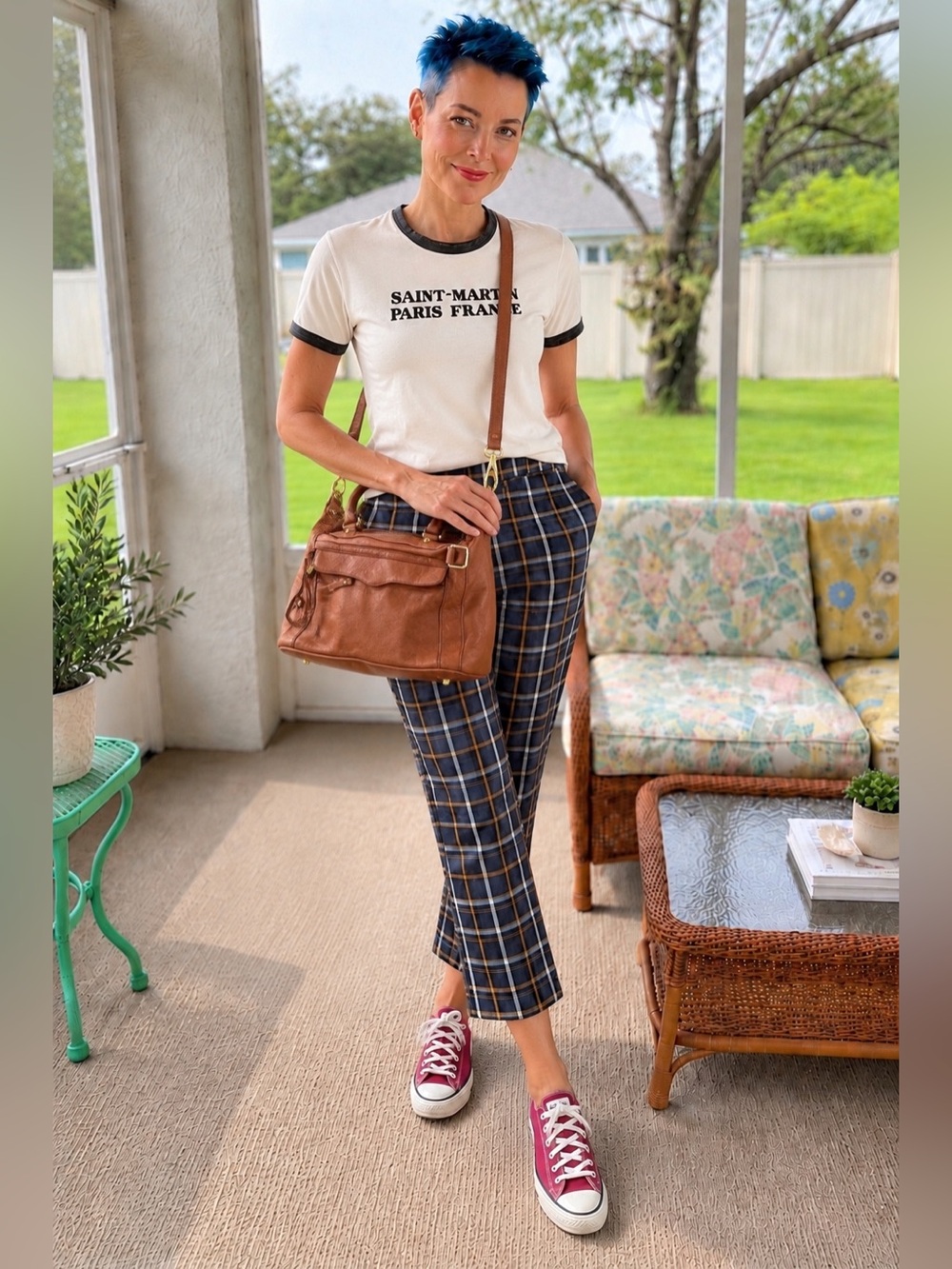 Rebecca Minkoff Mini M.A.B. Morning After Cognac Leather Satchel Crossbody Bag